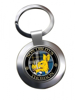 Thomson of Mactavish Scottish Clan Chrome Key Ring