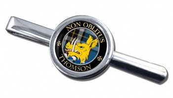 Thomson of Mactavish Scottish Clan Round Tie Clip