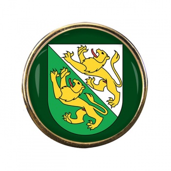 Thurgau (Switzerland) Round Pin Badge