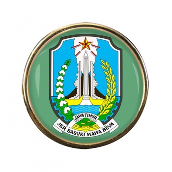 Jawa Timur (Indonesia) Round Pin Badge