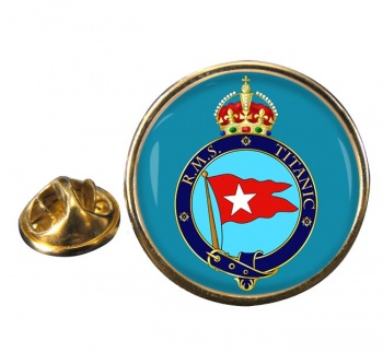 Titanic Officer Round Lapel