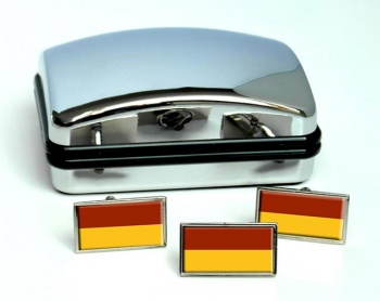 Tolima (Colombia) Flag Cufflink and Tie Pin Set