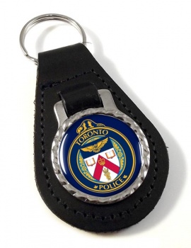 Toronto Police Leather Key Fob