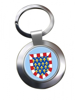 Touraine (France) Metal Key Ring