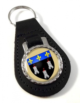 Tours (France) Leather Key Fob