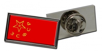 Transcaucasian Soviet Flag Pin Badge