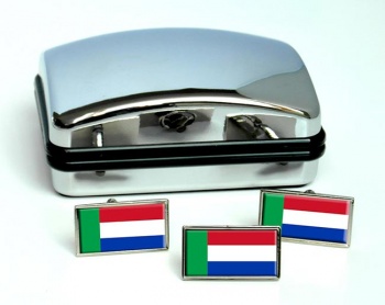 Transvaal (South Africa) Flag Cufflink and Tie Pin Set
