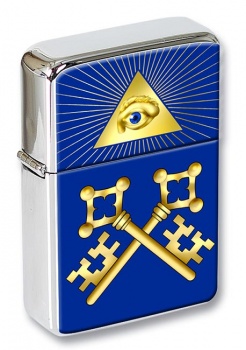 Masonic Lodge Treasurer Flip Top Lighter