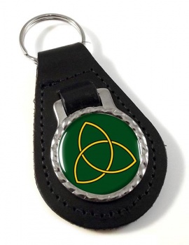 Triquetra Leather Key Fob