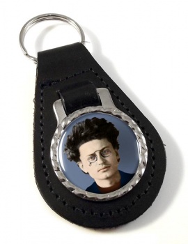 Leon Trotsky Leather Key Fob