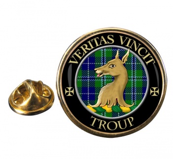 Troup Scottish Clan Round Pin Badge