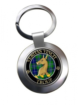Troup Scottish Clan Chrome Key Ring
