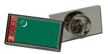 Turkmenistan Flag Pin Badge