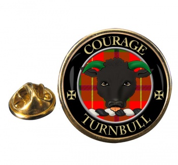 Turnbull Scottish Clan Round Pin Badge