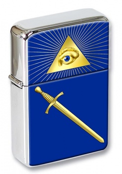 Masonic Lodge Tyler Flip Top Lighter