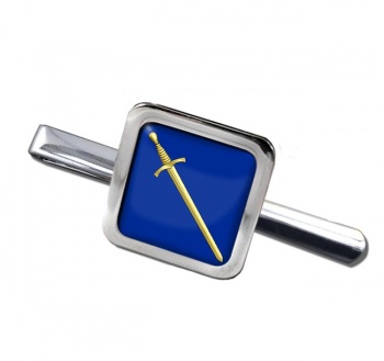 Masonic Lodge Tyler Square Tie Clip