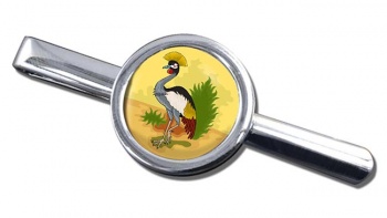 Uganda Badge Round Tie Clip