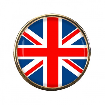 United Kingdom Round Pin Badge