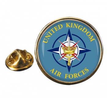 United Kingdom Air Forces NATO Round Pin Badge