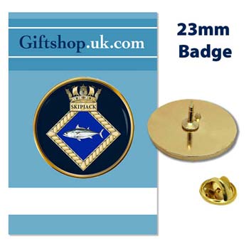 UK Gift Shop HMS Skipjack Pin Badge