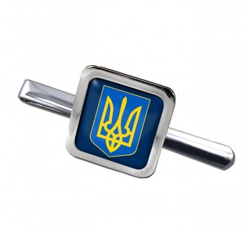 Ukraine Square Tie Clip