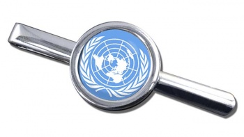 United Nations Round Tie Clip