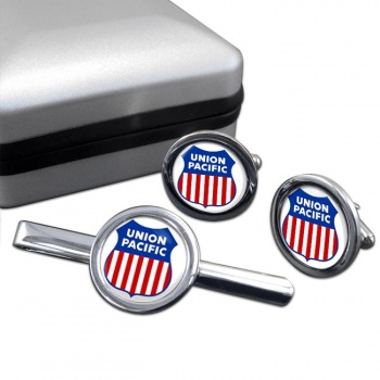 Union Pacific Cufflink and Tie Clip Set