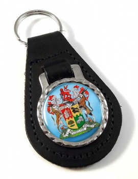 Union of South Africa Leather Key Fob