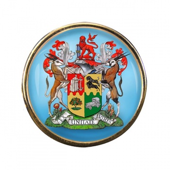 Union of South Africa Round Pin Badge