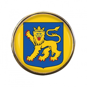 Uppsala (Sweden) Round Pin Badge