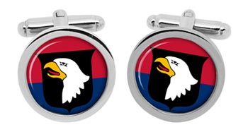 101st Airborne Division US Army Cufflinks in Box