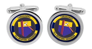 16th Weapons Squadron USAF Cufflinks in Box