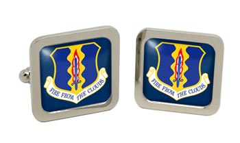 33d Fighter Wing USAF Square Cufflinks in Box
