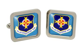 40th Air Expeditionary Wing USAF Square Cufflinks in Box