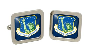 48th Fighter Wing USAF Square Cufflinks in Box