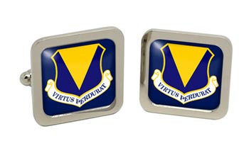 86th Airlift Wing USAF Square Cufflinks in Box