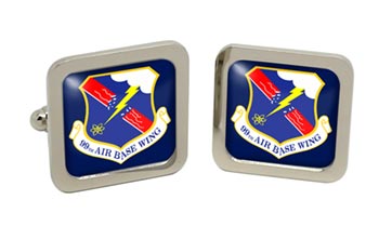 99th Air Base Wing USAF Square Cufflinks in Box
