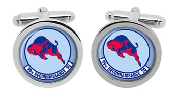 99th Reconnaissance Squadron USAF Cufflinks in Box