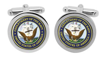 United States Navy Cufflinks in Box