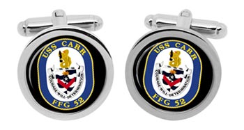 USS Carr (FFG-52) Cufflinks in Box