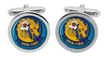 VFA-192 Golden Dragons Squadron USN Cufflinks in Box