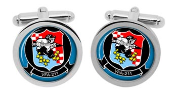 VFA-211 Squadron USN Cufflinks in Box