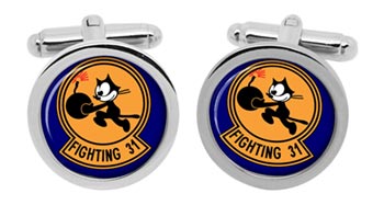VFA-31 Tomcatters Squadron USN Cufflinks in Box]