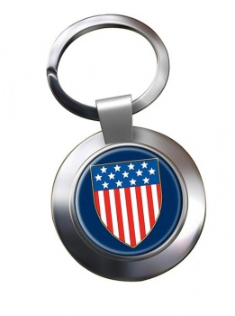 United States Metal Key Ring