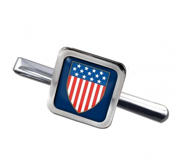 United States Square Tie Clip