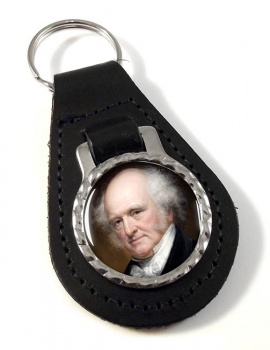 President Martin Van Buren Leather Key Fob