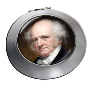 President Martin Van Buren Chrome Mirror