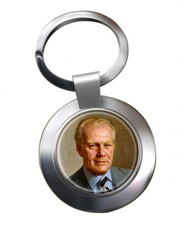 President Gerald Ford Chrome Key Ring