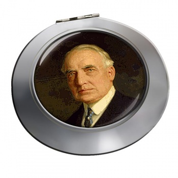 President Warren Harding Chrome Mirror