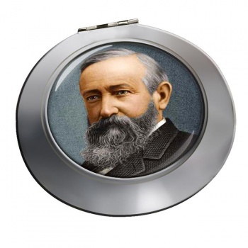 President Benjamin Harrison Chrome Mirror